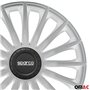 Sparco Enjoliveurs Treviso - 15-pouces - Argent - Set de 4 pièces