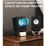 Edifier R19BT 2.0 Enceintes PC, Hauts-parleurs Bluetooth 5.3 Son Stéréo Complet, Basses Puissantes, Contrôle du Volume, Entrée 3