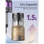 Ultenic U20 Aspirateur Balai sans Fil, 55kPa/60min Aspirateur sans Fil, Technologie GreenEye, Tube Pliable, Brosse de Sol Tangle