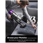 Ultenic U20 Aspirateur Balai sans Fil, 55kPa/60min Aspirateur sans Fil, Technologie GreenEye, Tube Pliable, Brosse de Sol Tangle