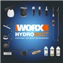 WORX Nitro 18V(20V Max) Nettoyeur Haute Pression sans Fil Hydroshot WG633E.1, PowerShare, Nettoyage de Terrasse Lavage de Voitur