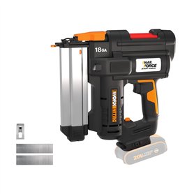WORX Cloueuse à batterie 20 V - 18 GA PowerShare | WX842.9 | Clous de 1