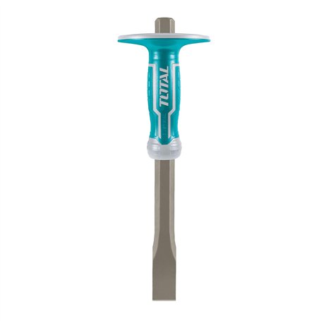 Total Tools - Coupeur à froid - Pointe 305 x 25 mm x base 19 mm - Ciseau de maçon pour couper du fer ou de la pierre avec un mar