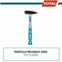 TOTAL - Marteau pour Mécanicien | 300 g | Idéal pour les Travaux de Mécanique | Permet de Frapper des Pièces Métalliques ou des 
