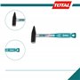 TOTAL - Marteau pour Mécanicien | 300 g | Idéal pour les Travaux de Mécanique | Permet de Frapper des Pièces Métalliques ou des 