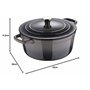 Faitout de Cuisine de 27 cm avec Couvercle