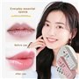 Pakivs 2Pcs Plumping Lip Oil Set,Hydrating Lip Gloss Peach Honey Lip Oil Long Lasting Moisturizing Lip Balm pour éclaircir les l