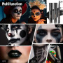 Baorder 3 pièces crayon à lèvres noir mat et rouge à lèvres liquide ensemble, brillant à lèvres mat longue durée + crayon à lèvr