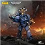 JoyToy Warhammer 40k : Ultramarines MKVI Tactical Squad Sargeant avec Power Sword Figurine d'action à l'échelle 1:18