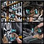 DCA Clé à Chocs Sans Fil 20V avec Batterie 4,0Ah, Moteur Brushless, Douille 1/2", Couple Élevé de 235 Ft-lbs, 4 Modes – Idéale p