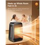 Heizlüafter Energiesparend 2 Modes Radiateur Electrique