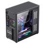 GameMax Spark Pro Gaming Cube Boîtier PC de Jeu modulaire ATX, Double Panneaux latéraux en Verre trempé, USB 3.0 – Type C | Noir