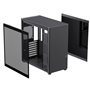 GameMax Spark Pro Gaming Cube Boîtier PC de Jeu modulaire ATX, Double Panneaux latéraux en Verre trempé, USB 3.0 – Type C | Noir