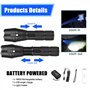 Kit porte - canne et lampe de poche LED pour rouleaux d'entraînement, déambulateurs, fauteuils roulants - Universal béquille Hol