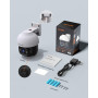 Tenda Caméra Surveillance WiFi Extérieure CH3-360° Camera IP, 3MP avec Vision Nocturne Couleur, Audio Bidirectionnel, Détection 