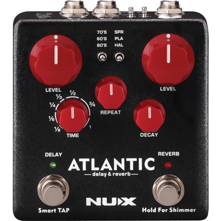 Nux NDR-5 Atlantic Pédale de délai et de réverbération