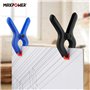MAXPOWER Pince a Ressort 22-Pièces,Pince de Serrage 60 mm x 18 Pièces et 85 mm x 4 Pièces Pince Bricolage Plastique,Pince à Ress