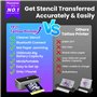 Phomemo TP31 Thermocopieur Tatouage, 2025 Upgraded Imprimante Tatouage Imprimante Stencil Tatouage avec 30 Feuilles Papier Trans