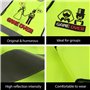 BETESSIN Gilet Futur MariéGAME OVER en Jaune Fluo Déguisement EVG Homme Accessoire Drôle Idée Cadeau Enterrement de Vie de Garço