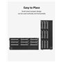 TERRAMASTER T9-450 9Bay NAS Storage - Serveur de Stockage Réseau Haute Vitesse avec CPU Atom C3558R Quadricœur, 8 Go de Mémoire 