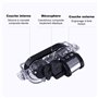 LIECTROUX YW509 Robot Laveur de Vitres, Pulvérisation d'eau dans Les 2 Sens, Robot Nettoyeur de vitres, Aspirateur Puissant, Mém