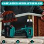 Décapeur thermique sans fil pour Makita 18 V, 50 °C à 550 °C, pistolet à air chaud manuel avec écran LCD numérique, température 