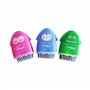 KEYROAD Taille-crayon ergonomique ROCKY-DOCKY 3 en 1 avec gomme et pinceau/1 pièce/plastique/lames en acier/crayons de couleurs/