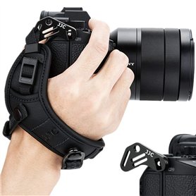 JJC Sangle de Poignet Dragonne pour Appareil Photo Nikon Z FC Z7 Z6 Sony ZV-E10 A7III A7SII A6500 A6400 A6000 Fuji X-T30II X-S10