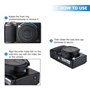 Bouchon d'objectif automatique pour appareil photo Ricoh GR III GR3, accessoire de protection d'objectif Ricoh GRIII