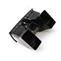 GOFORJUMP Ventilation de climatisation arrière de Voiture arrière 1TD819203A pour V/W V/W Touran Caddy 2004~2009 2010 2011 2012 