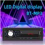 WEPARTICULAR autoradio Bluetooth Mains Libres 1 DIN autoradio Lecteur MP3 Audio numérique Interface ISO FM/USB/SD/AUX-in