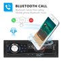 WEPARTICULAR autoradio Bluetooth Mains Libres 1 DIN autoradio Lecteur MP3 Audio numérique Interface ISO FM/USB/SD/AUX-in