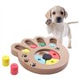 YJZQ Jouet Chien Intelligence Éducatif Interactif - Jeu de Dissimulation et Distributeur de Croquettes pour Chien et Chat