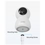 ZOSI Support Universel Flexible de Caméra Surveillance, Installer la Caméra sans Perçage ni Vis, Compatible avec Babyphone Monit