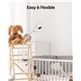 ZOSI Support Universel Flexible de Caméra Surveillance, Installer la Caméra sans Perçage ni Vis, Compatible avec Babyphone Monit