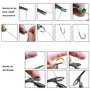 Be In Your Mind 2pcs Tyer de Boucle de Pêche et Outil de Nœud Rapide Outils pour Enlever Les Hameçons Accessoires de Pêche 3 en 