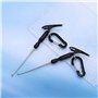 Be In Your Mind 2pcs Tyer de Boucle de Pêche et Outil de Nœud Rapide Outils pour Enlever Les Hameçons Accessoires de Pêche 3 en 
