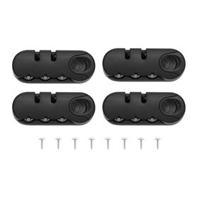 Be In Your Mind 4pcs Serrure de Mot de Passe pour Bagages Serrure de Sécurité à Code de Mot Passe à 3 Chiffres Cadenas à Vis Mot
