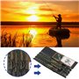Be In Your Mind 4PCS Bas de Ligne avec Clip en Plomb Connexion Appât de Pêche Anti-Fond Connexion Rapide pour La Pêche à La Carp