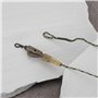 Be In Your Mind 4PCS Bas de Ligne avec Clip en Plomb Connexion Appât de Pêche Anti-Fond Connexion Rapide pour La Pêche à La Carp