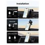 UGREEN 2 en 1 Support Téléphone Voiture Induction Qi 15W Compatible avec MagSafe iPhone 16 Plus Pro Max 15 14 13 12 Mini Chargeu