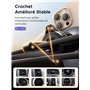 UGREEN 2 en 1 Support Téléphone Voiture Induction Qi 15W Compatible avec MagSafe iPhone 16 Plus Pro Max 15 14 13 12 Mini Chargeu