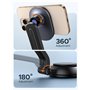 UGREEN 2 en 1 Support Téléphone Voiture Induction Qi 15W Compatible avec MagSafe iPhone 16 Plus Pro Max 15 14 13 12 Mini Chargeu