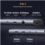 UGREEN Revodok 109 Hub USB C HDMI 4K 60Hz Ethernet Gigabit PD 100W Lecteur de Carte SD TF Multi Data Ports 2A2C 9 en 1 Docking S
