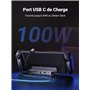 UGREEN Docking Station Compatible avec Steam Deck ROG Ally 2023 6 en 1 Dock USB C HDMI 4K 60Hz PD 100W Charge Rapide Multi Data 