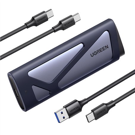 UGREEN Boîtier SSD M.2 NVMe SATA 10 Gbps USB 3.2 Gen 2 Adaptateur Disque Dur Externe pour NVME NGFF M MB Key 2230 2242 2260 2280