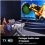 UGREEN Émetteur Jack Bluetooth 5.2 pour TV Transmetteur Récepteur 2 en 1 pour Voiture Prise Jack 3.5 mm Adaptateur Bluetooth Aud