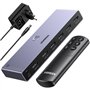 UGREEN Switch HDMI 8K 60Hz 5 Entrées 1 Sortie Commutateur HDMI 3D HDR10 VRR avec Télécommande Compatible avec PS5 PS4 Xbox One 3