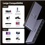 UGREEN Switch HDMI 8K 60Hz 5 Entrées 1 Sortie Commutateur HDMI 3D HDR10 VRR avec Télécommande Compatible avec PS5 PS4 Xbox One 3