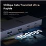 UGREEN Revodok Pro 207 Docking Station Hub USB C Dual HDMI 4K 60Hz PD 100W 7 en 1 Station Accueil Adaptateur Multiports USB 2A2C
